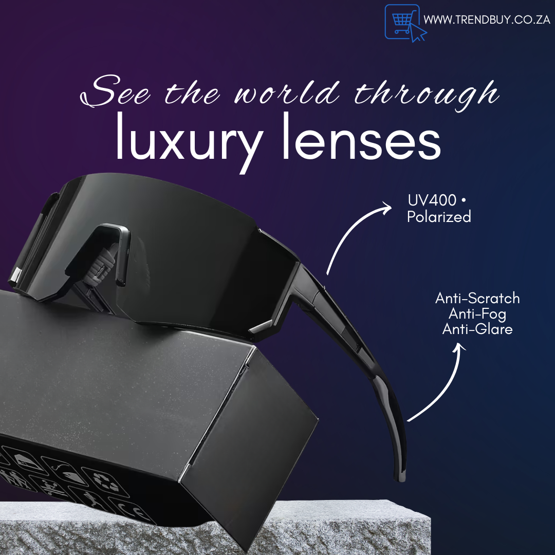 Upgraded Professional UV400 Polarized Large Frame Sunglasses