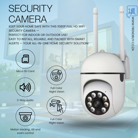 Home Security 1080P Full HD Wireless Camera with Night Vision