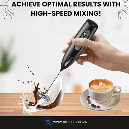 2-in-1 Electric Milk Frother & Drink Mixer