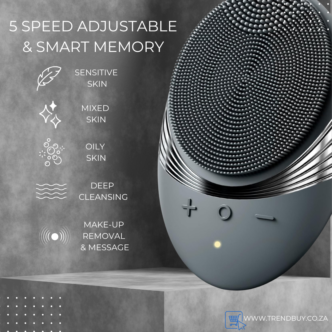 Men’s Electric Silicone Facial Cleansing Brush